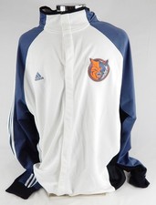 2009-10 Charlotte Bobcats Alexis Ajinca #21 Game Used White Warm Up Jacket 3XL 1