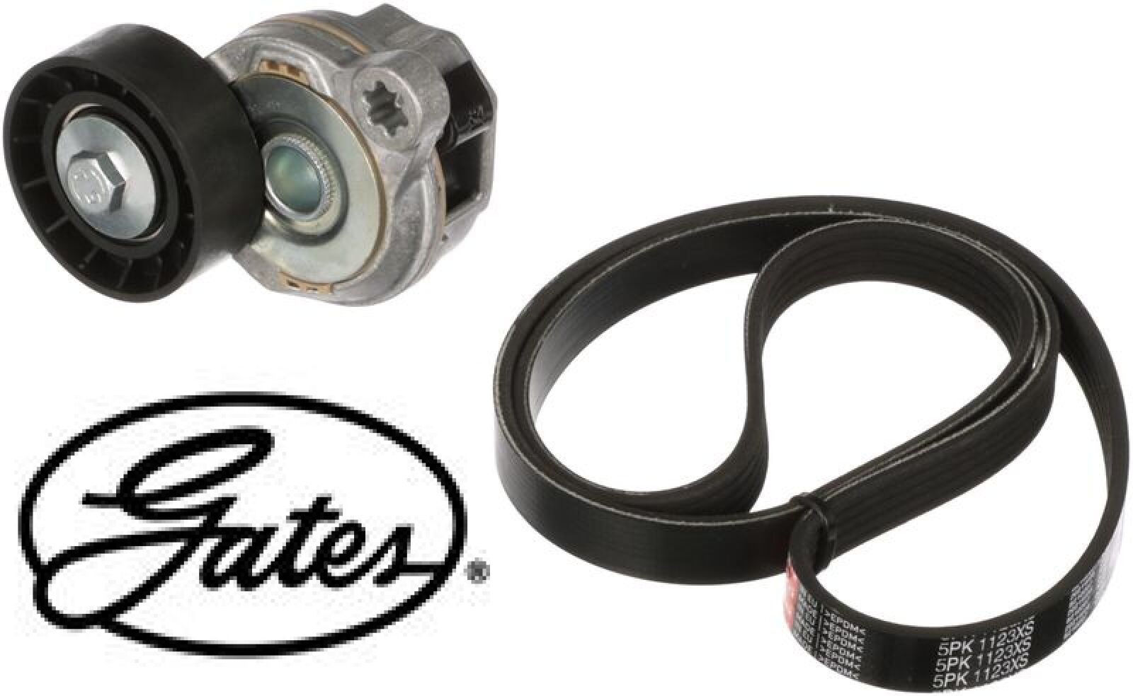 Gates K015PK1123XS Keilrippenriemensatz Keilriemen Satz Keilriemensatz-image