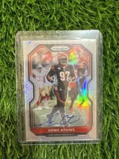 GENO ATKINS - 2020 Prizm Football - Silver Prizm Auto
