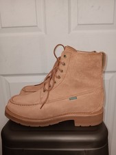 Tecova Rugged Moc M10079 NAT Men's Size 10 Natural Rough Out EUC