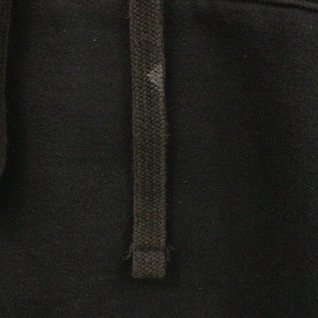 Felpa con cappuccio pullover CHROME HEARTS SWTSHRT PLVR stampa ferro di cavallo nera usata 9872