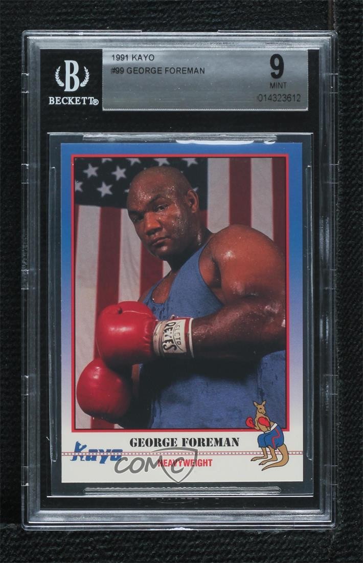 1991 Kayo George Foreman #099 BGS 9 MINT 05or
