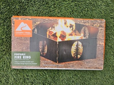 Ozark Trail Portable Fire Ring Comes W/Storage Bag - Quick And Easy Set Up