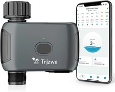 TRJZWA  Smart Sprinkler Water Irrigation Timer IP55 For Garden Hose APP Control