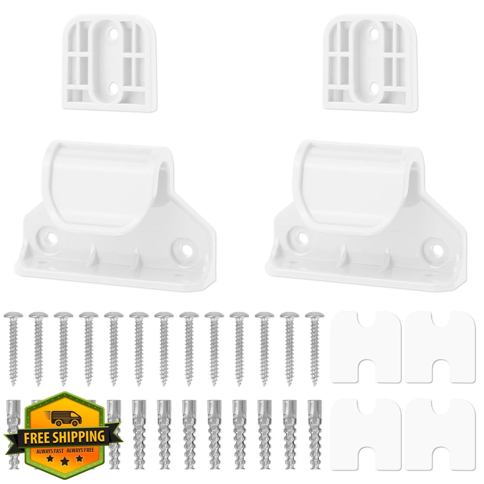 Goktvai Safety Gate Replacement Parts Kit White