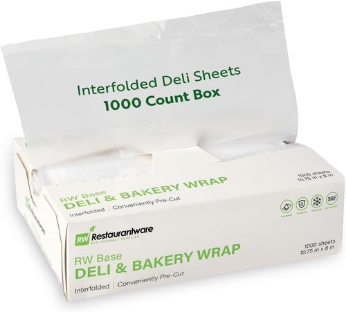-RW Base Plastic Deli Sheets, 10000 Interfolded Butcher - Picture 1 of 22