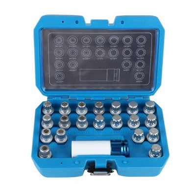 21pc OEM Master Locking Wheel Nut Key Socket Set For BMW Removal Key  Lug Nuts