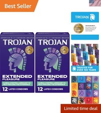 Extended Pleasure Climax Control Condoms   24 Count for Prolonged Performance