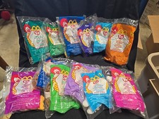 1999 McDonalds Happy Meal TY Teenie Beanie Babies Complete Set of 12 Sealed NEW