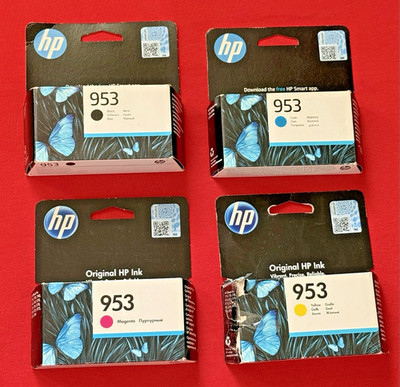 Original HP 953 Patronen Multipack  je 1x Black, Yellow, Mag., Cyan  Neu
