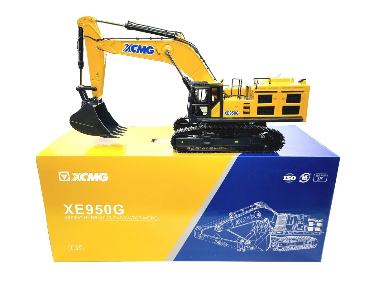 XCMG XE950G Excavator - China 1:35 Scale Diecast Model New | eBay