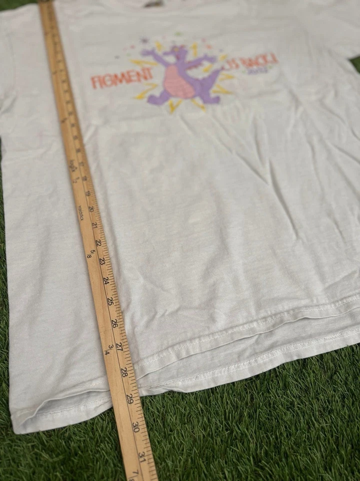 Camiseta De Colección Y2K Walt Disney World Disneyland Rara Epcot Figment Ride X-Grande Foto 4 de 4