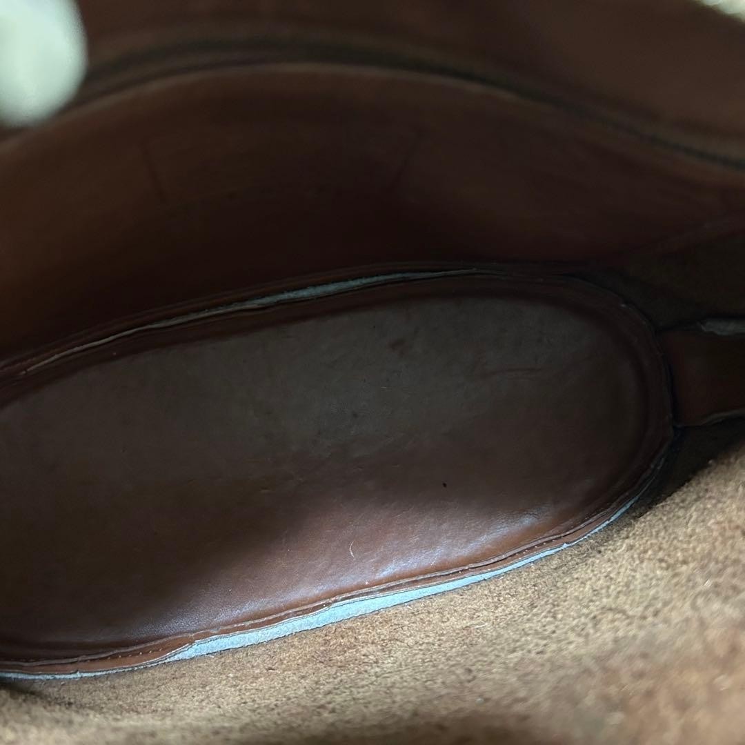 Old Coach handbag in glove tanned leather 9958 brown G122 thumbnail 10