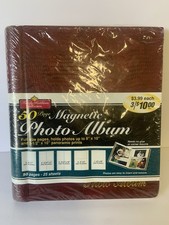 Vintage Magnetic Photo Album Family Heirloom Collection 50 Page 25 Sheets NEW