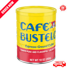 Cafe Bustelo, Espresso Style Dark Roast Ground Coffee, 10 oz Can 11.20 per pound