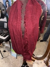 Knit Infinity Scarf Cowl Wrap 32 Inches  Fall Winter