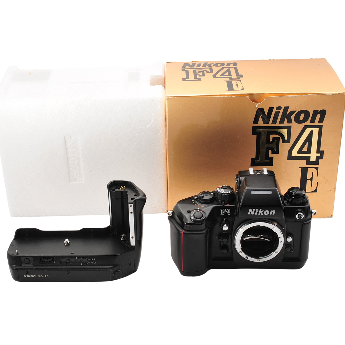 NEAR MINT+++ in Box] Nikon F4E 35mm Film Camera MB-23 Battery Pack