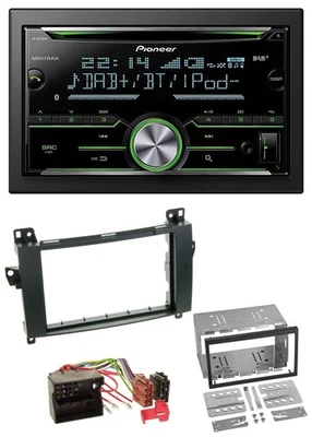Pioneer Bluetooth MP3 DAB 2DIN USB CD Autoradio für Mercedes B-Klasse T245 05-11 - Bild 1 von 4