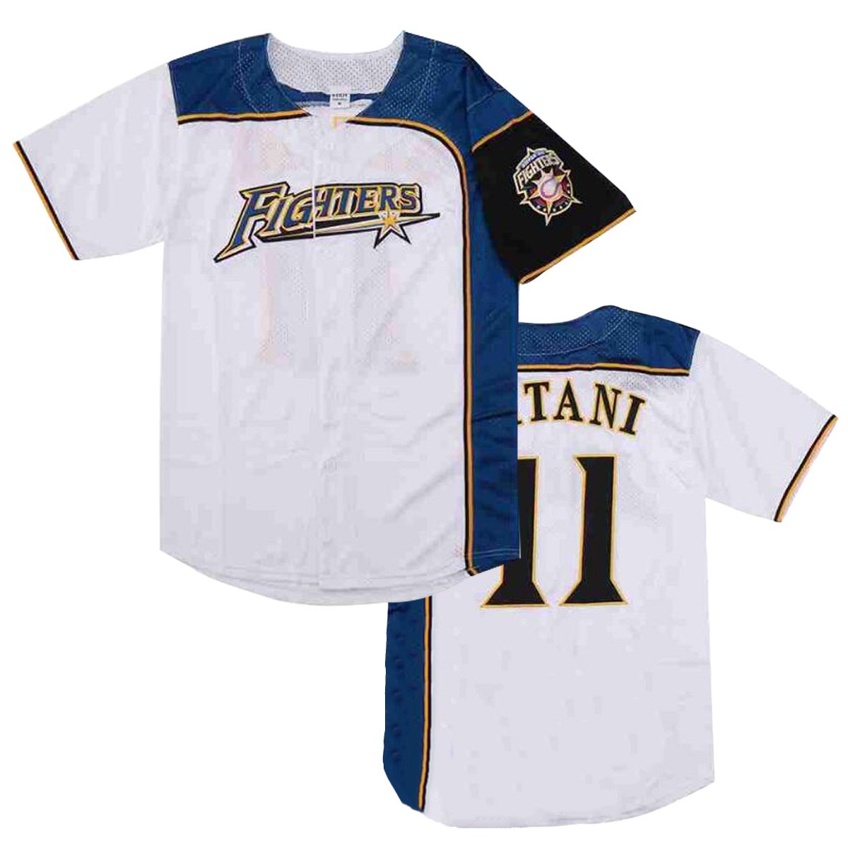 11 Hokkaido Nippon-Ham Fighters Baseball Jerseys Pullover Stitched
