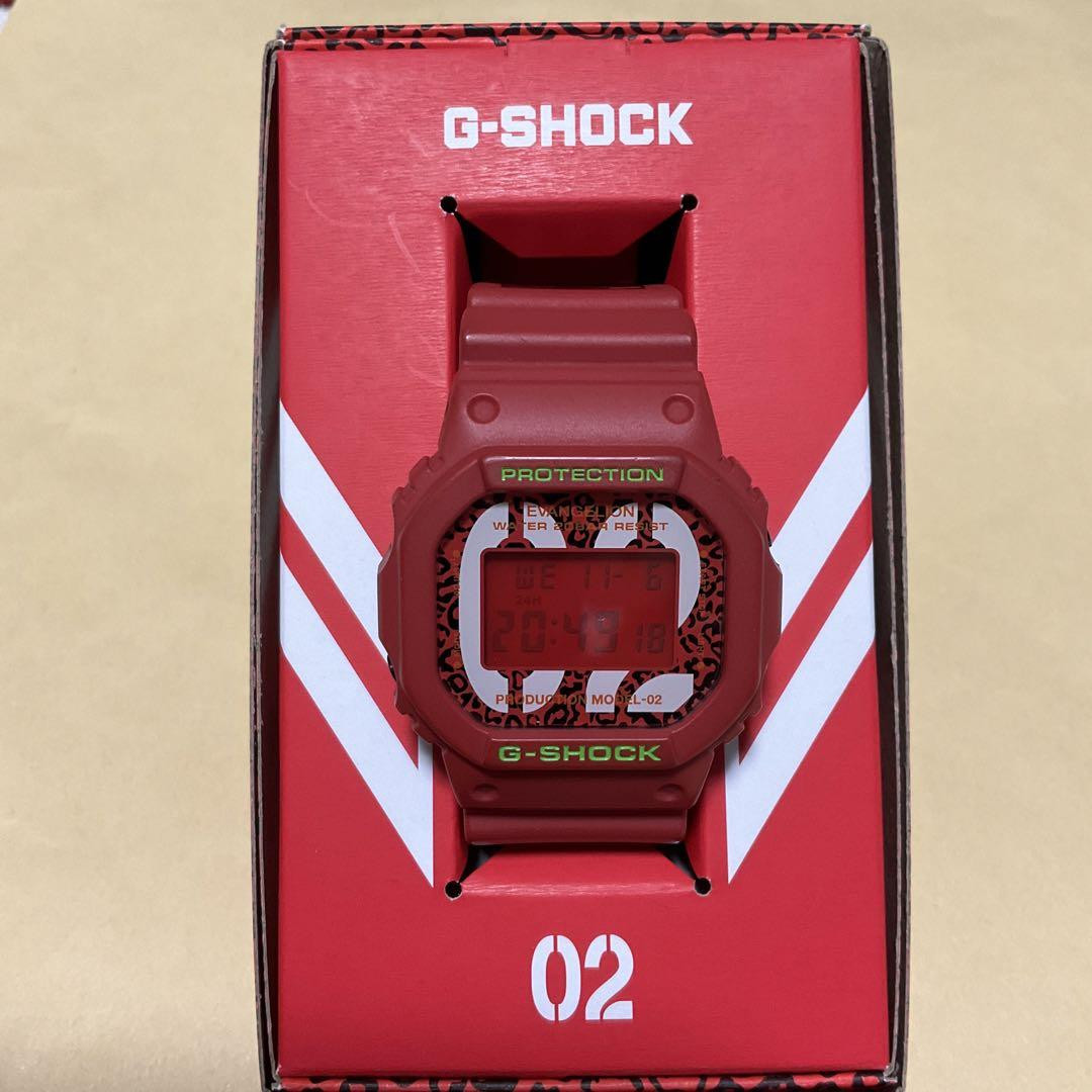 Купить G Shock DW 5600 EVA 02 Evangelion Store Watch Beast Model