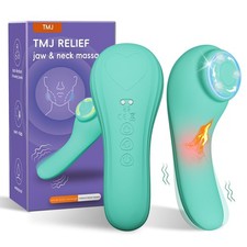 TMJ Relief Products Jaw Massager,Neck Massager with Rolling,Vibrating and Hea...