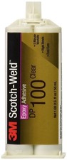 3M Scotch-Weld DP100 Clear Epoxy 48.5 mL 1.64 oz 12 Pack