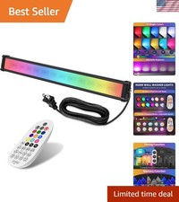 Versatile 25W RGBW LED Wall Strip Light   Easy Installation for Indoors/Outdoors