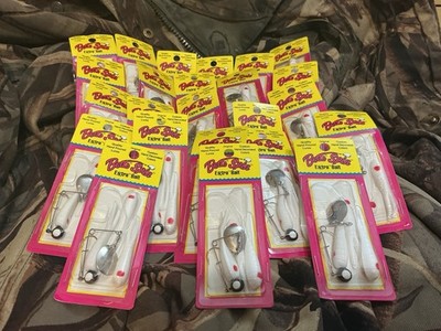 New(other)Betts Spin Exxtra Bait Split Tail:1/8oz.,White/Red Dot,2  Long