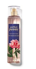 Bath and Body Works Perfect Peony Fine Fragrance Mist, 8Oz - Blue/Pink Bottle...