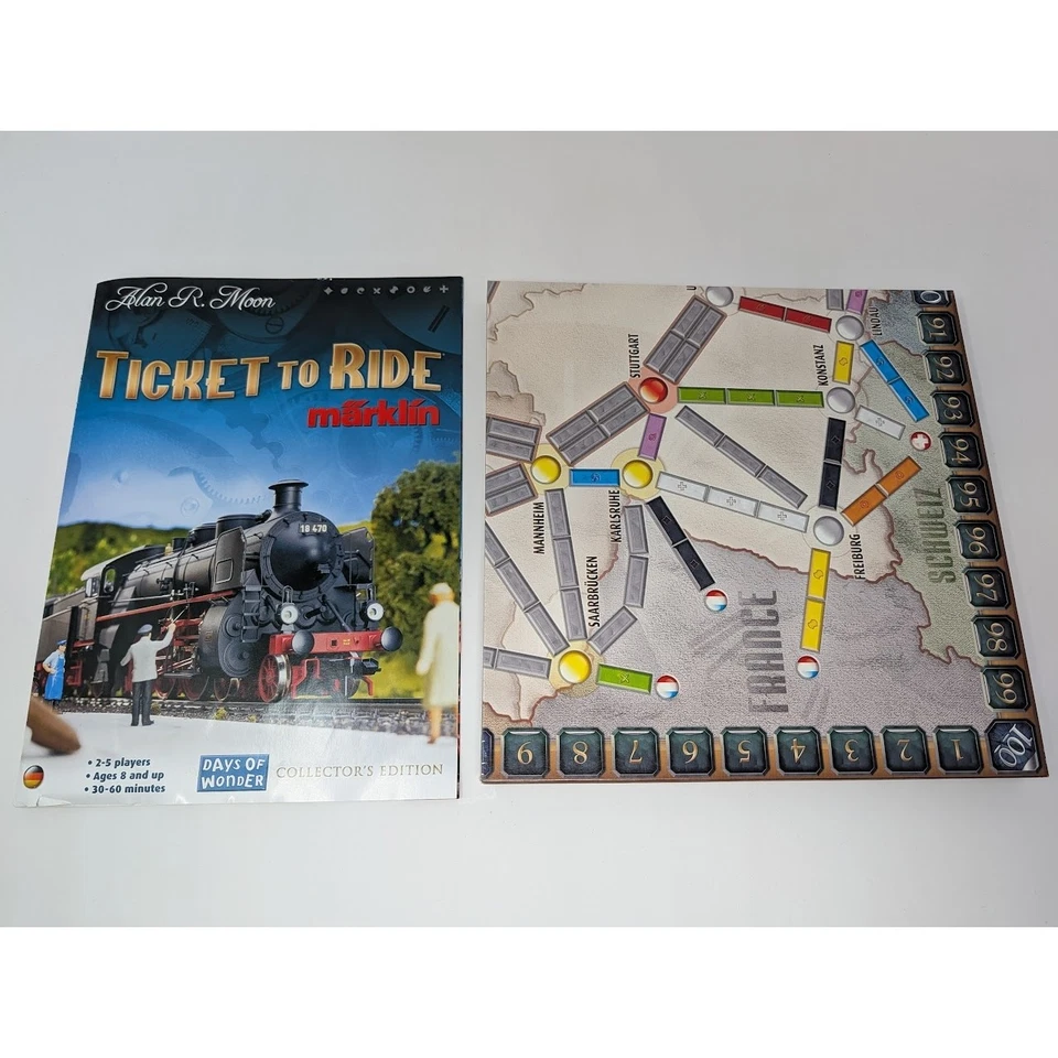 Ticket To Ride Marklin Collectors Edition German Map Days Of Wonder COMPLETE 100 - Image 3 of 4