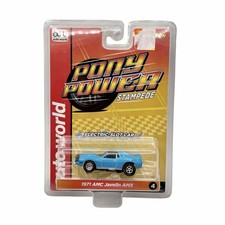 Auto World Electric Ho Slot Car 1971 Amc Javelin Amx Blue Nib Auto World Electric Ho Slot Car 1971 Amc Javelin Amx Blue Nib