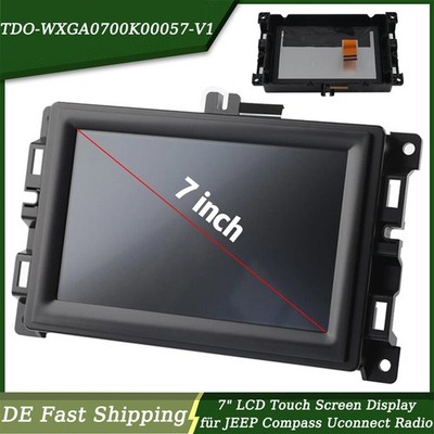 7'' LCD Touchscreen Display Für 2017-2020 Jeep Uconnect Auto Radio Navigation DE