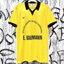 Vintage Erima 80s Sport Jersey Mens Yellow West Germany Football Size M 217