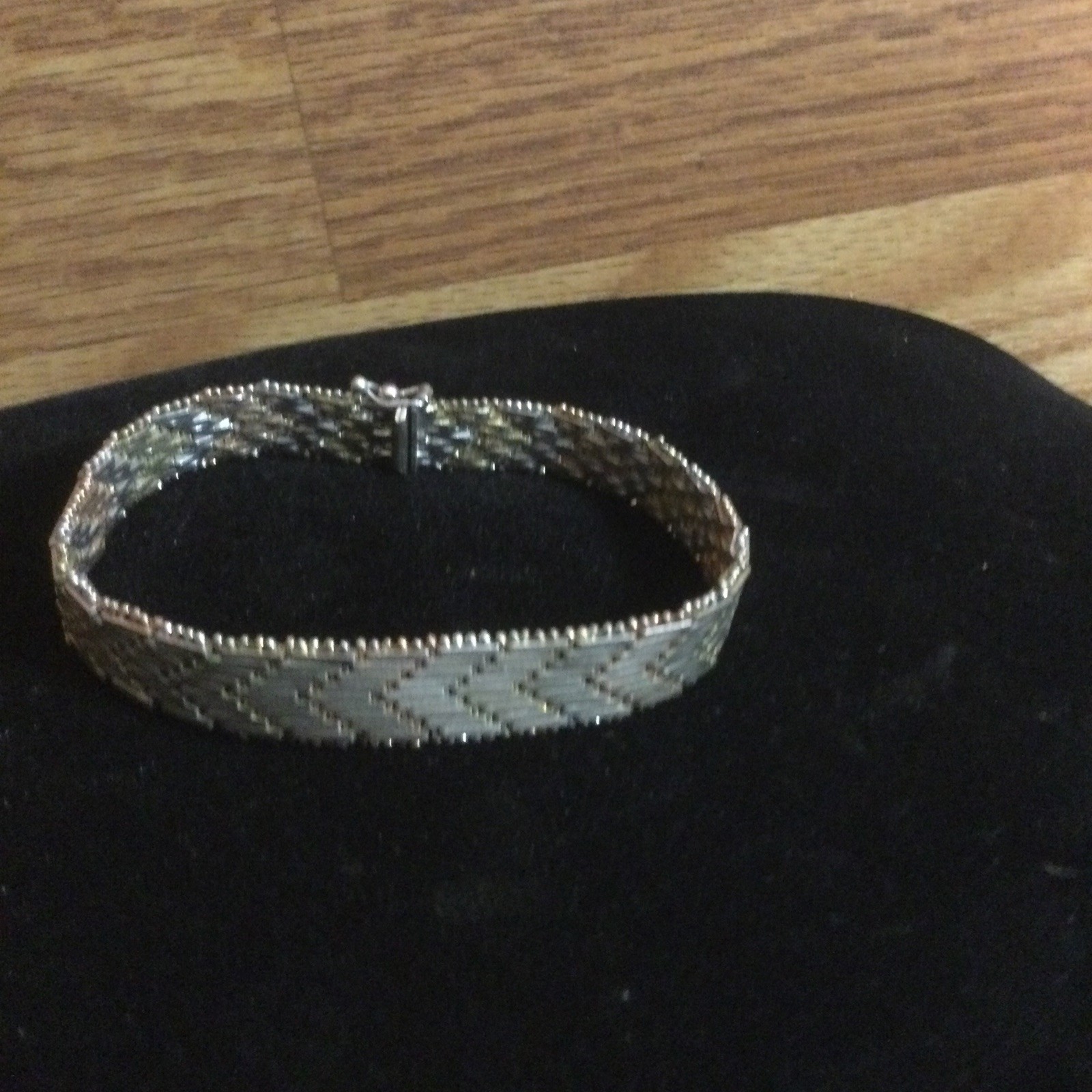 925 Silver Bracelets Herringbone Pattern - image 4