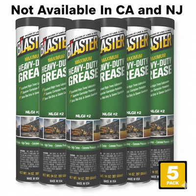 14 Oz. Maximum Heavy-Duty Grease Cartridge for Grease Gun (Pack of 5)