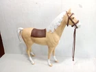 Vintage Marx USA Palomino Thunderbolt horse 13”