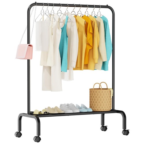Rolling Clothing Racks for Hanging Clothes, Garment Rack for Clothes to ...