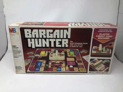 1981 Vintage Bargain Hunter Board Game Milton Bradley - Complete!