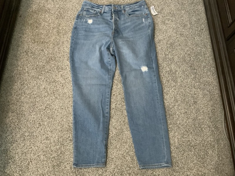 NWT Old Navy O.G. Straight Higher High-Rise Jeans Size 12