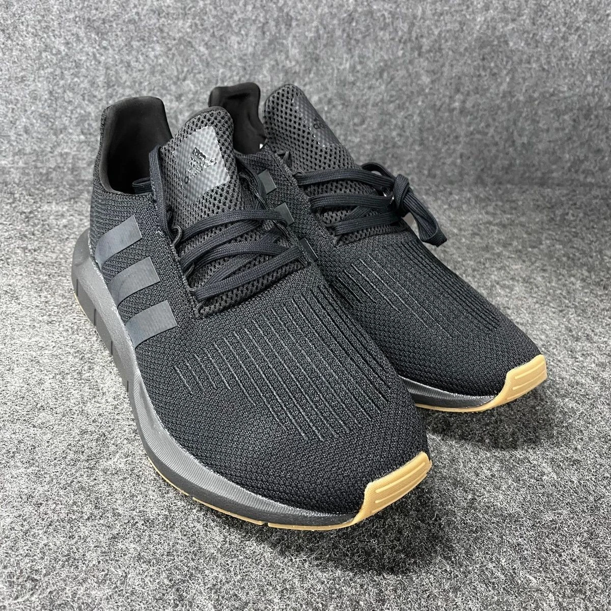 adidas gazelle silver green womens adidas Swift Run 22 Decon Running Shoe in Black/Black/Carbon at Nordstrom, Size 10.5