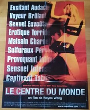CENTER OF THE WORLD wayne wang original LARGE french movie poster molly parker