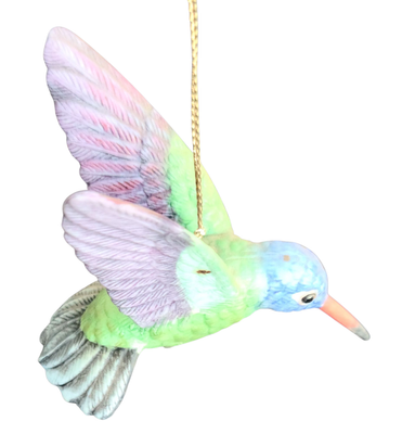 Beautiful ©Lenox® Porcelain Hummingbird Hanging Figural Ornament