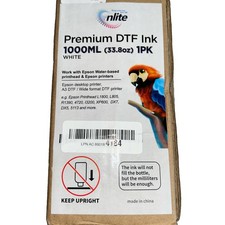 Nlite DTF Ink White 1000ml Film Transfer Epson L1800 805 R1390,4720,l3200