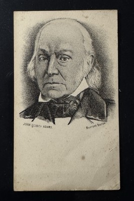 John Quincy ADAMS - Hd2a 1880s President Card - Buford, Boston - RARE!
