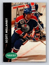 1991-92 Parkhurst #50 Scott Mellanby Edmonton Oilers Hockey Card