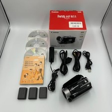 Canon iVIS HF R11 Black Digital Video Camera Camcorder VIXIA HF R11 w/Box