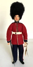 Vintage 1970's Peggy Nisbet 8" Guardsman w/Sword & Tag