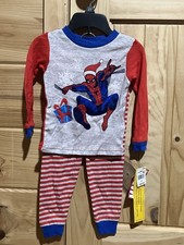 NWT Marvel Spiderman Long Sleeve  Pants Pajama Set 2t