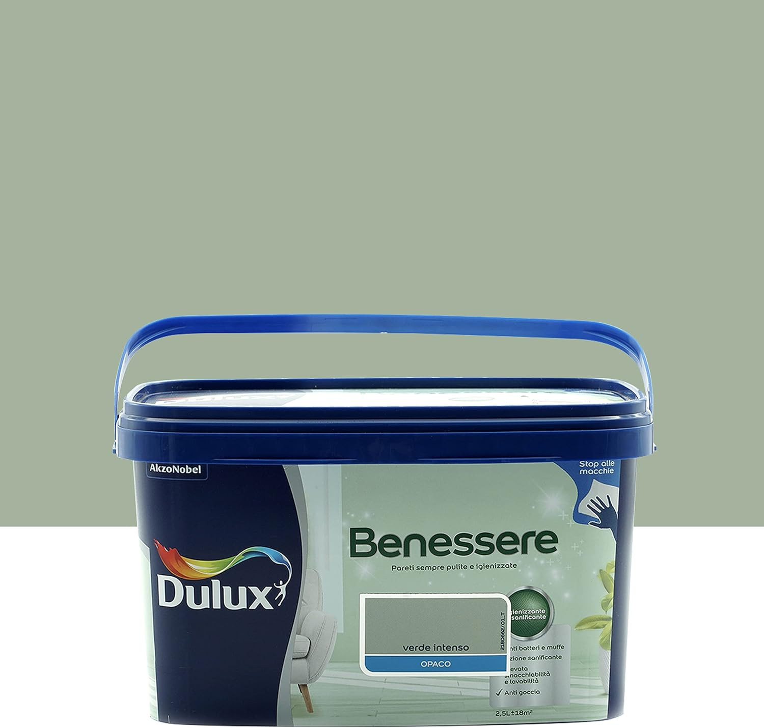 Pittura Benessere Dulux Antimuffa e Antibatterica per Interni Sani