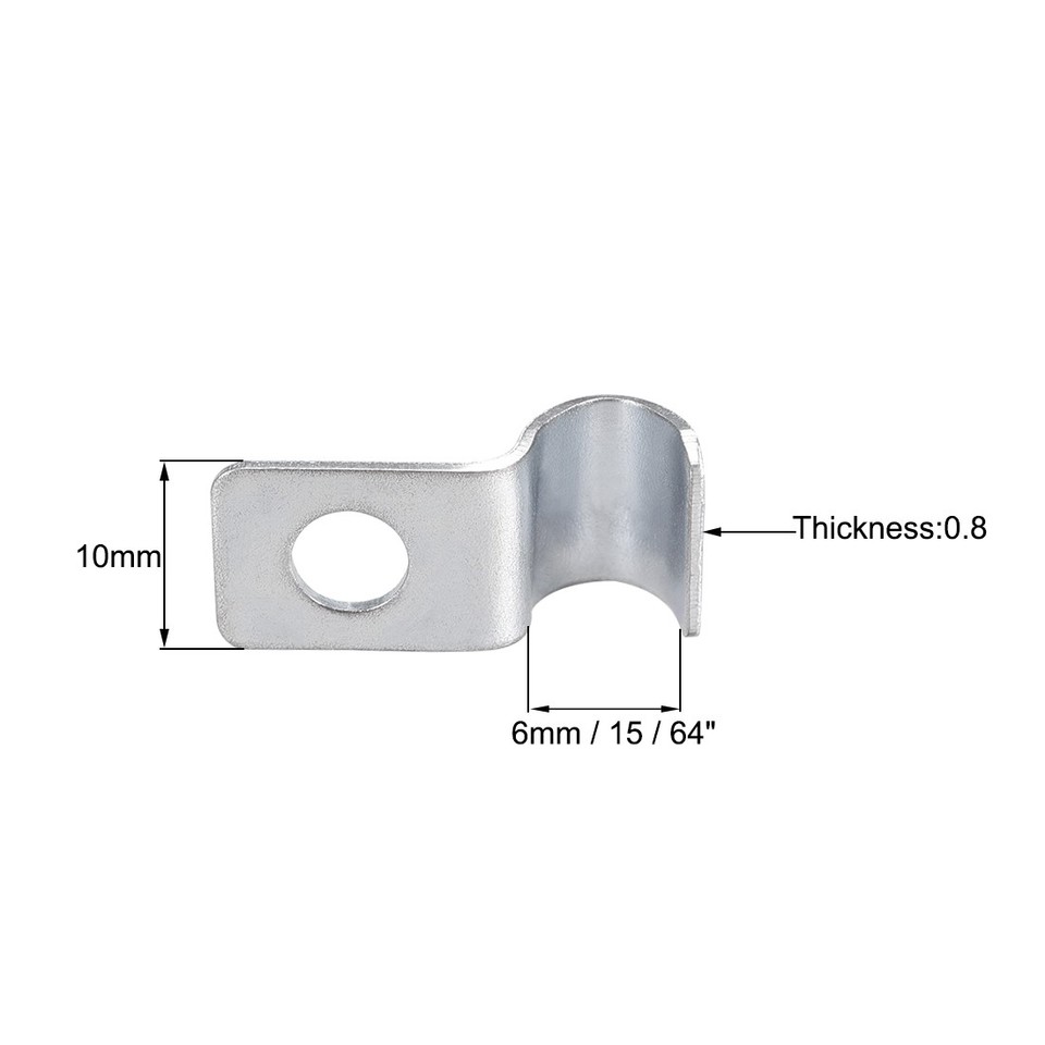 EMT One Hole Strap Pipe Strap Zinc-Plated Steel Reinforced Rib 20PCS | eBay